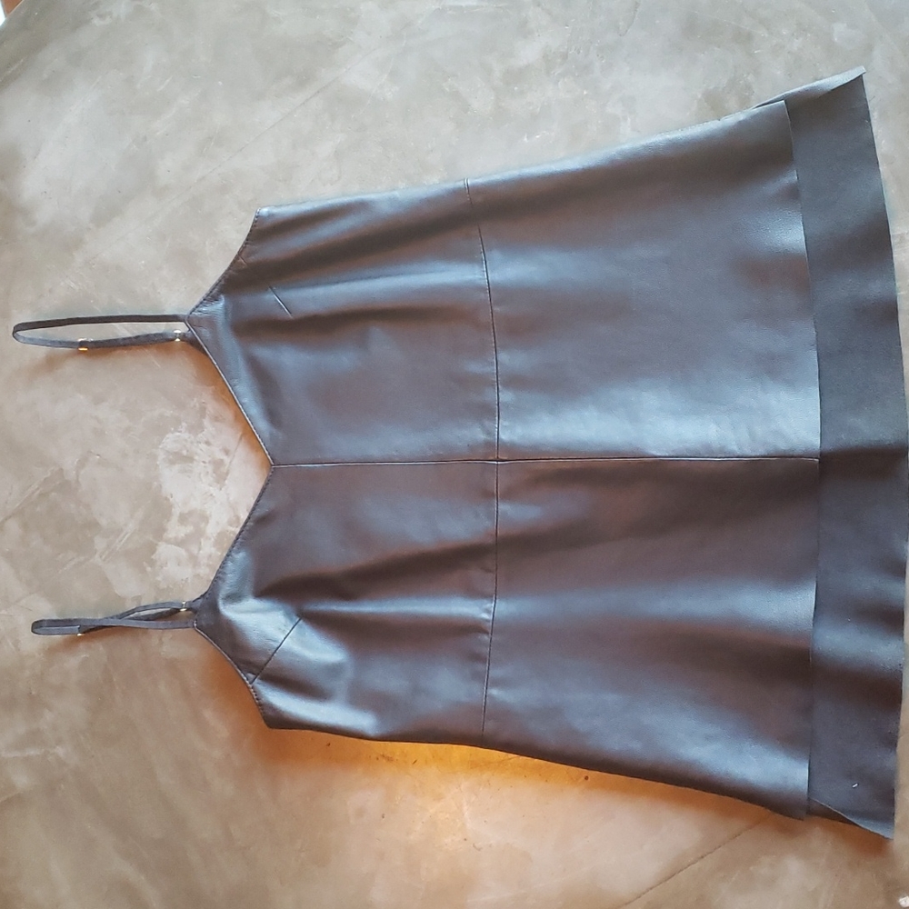 Banana Republic Black Leather Cami
